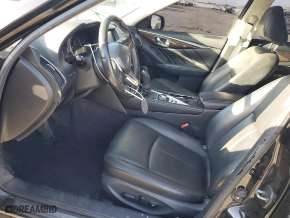 2018 Infiniti Q50 2.0t LUXE with VIN JN1CV7AP9JM241541, listed as a Copart auction lot 76846594 with NaN miles and Salvage Title. Bid and sale history available at carsss.com. Image 7.