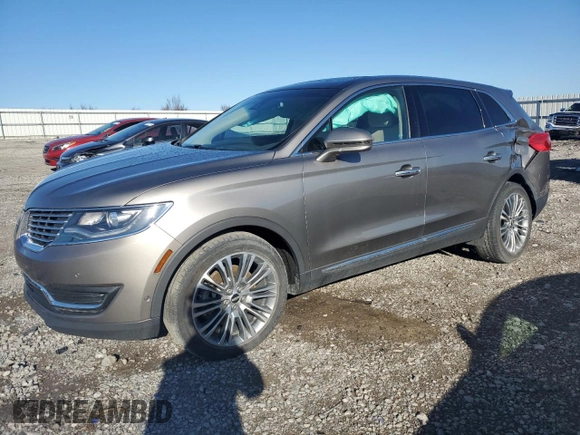 2017 Lincoln MKX Reserve with VIN 2LMPJ6LR4HBL12924, listed as a Copart auction lot 49230405 with 69,065 mi miles and Salvage Title. Bid and sale history available at carsss.com. Image 1.