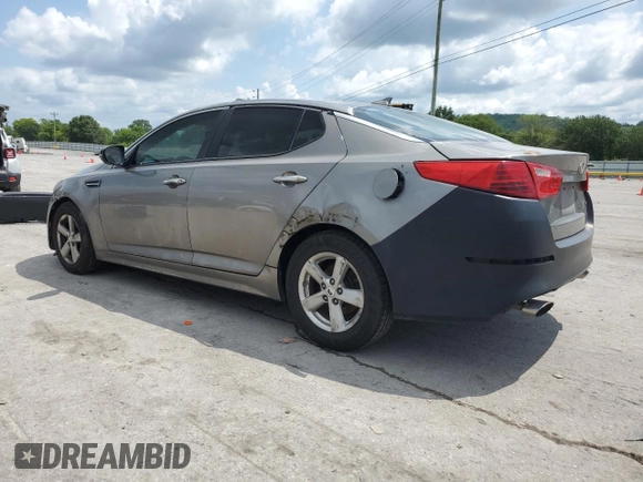 2015 Kia Optima LX with VIN 5XXGM4A71FG382276, listed as a Copart auction lot 65351315 with 209,667 mi miles and Salvage title. Bid and sale history available at DreamBid. Image 2.