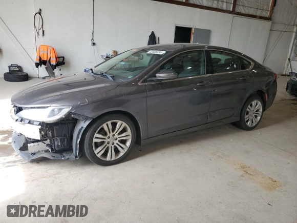 2015 Chrysler 200 Limited with VIN 1C3CCCABXFN588723, listed as a Copart auction lot 53936435 with 120,513 mi miles and Non repairable. Bid and sale history available at DreamBid. Image 1.