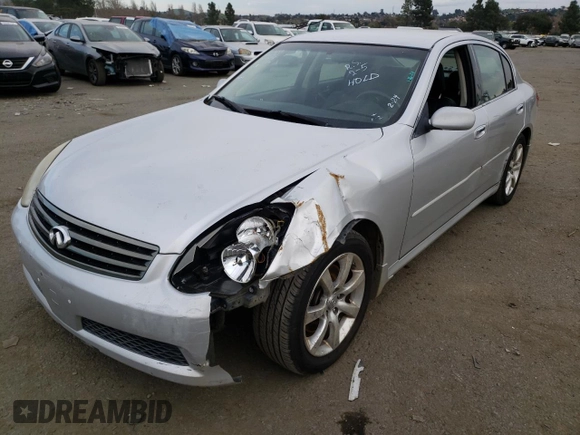 2006 Infiniti G35 with VIN JNKCV51E56M507109, listed as a Copart auction lot 79678723 with 103,793 mi miles and Salvage Title. Bid and sale history available at DreamBid. Image 1.