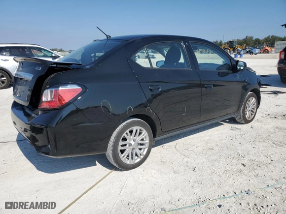 2022 Mitsubishi Mirage G4 ES with VIN ML32FUFJ7NHF06549, listed as a Copart auction lot 41464795 with 46,383 mi miles and Non Repairable. Bid and sale history available at carsss.com. Image 3.