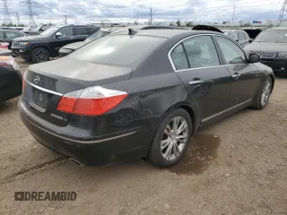 2009 Hyundai Genesis with VIN KMHGC46F69U051965, listed as a Copart auction lot 75108944 with 191,701 mi miles and Clean Title. Bid and sale history available at carsss.com. Image 3.