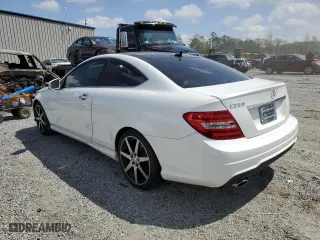 2015 Mercedes-Benz C-Class C 250 with VIN WDDGJ4HB4FG351444, listed as a Copart auction lot 51834965 with 76,841 mi miles and Salvage Title. Bid and sale history available at carsss.com. Image 2.
