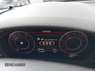 2019 Audi A4 Premium Plus with VIN WAUENAF46KN018769, listed as a IAAI auction lot 41418569 with 90,640 mi miles. Bid and sale history available at carsss.com. Image 7.