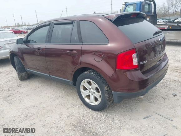 2012 Ford Edge SEL with VIN 2FMDK3JC1CBA45260, listed as a IAAI auction lot 42024673 with 183,328 mi miles. Bid and sale history available at carsss.com. Image 3.
