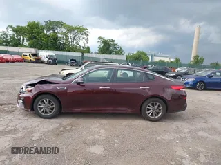 2019 Kia Optima LX with VIN 5XXGT4L36KG377856, listed as a IAAI auction lot 42615007 with 37,647 mi miles and . Bid and sale history available at DreamBid. Image 14.