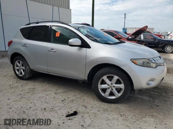 2009 Nissan Murano SL with VIN JN8AZ18U69W024146, listed as a Copart auction lot 68298204 with 170,562 mi miles and Salvage Title. Bid and sale history available at carsss.com. Image 4.