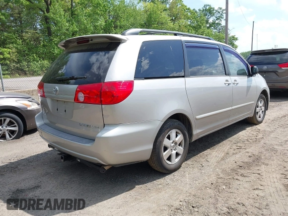 2010 Toyota Sienna CE with VIN 5TDKK4CC5AS301619, listed as a IAAI auction lot 42190040 with 177,118 mi miles and . Bid and sale history available at DreamBid. Image 4.
