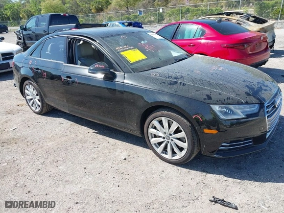 2017 Audi A4 Premium with VIN WAUANAF4XHN006700, listed as a IAAI auction lot 41886496 with 64,758 mi miles. Bid and sale history available at carsss.com. Image 1.