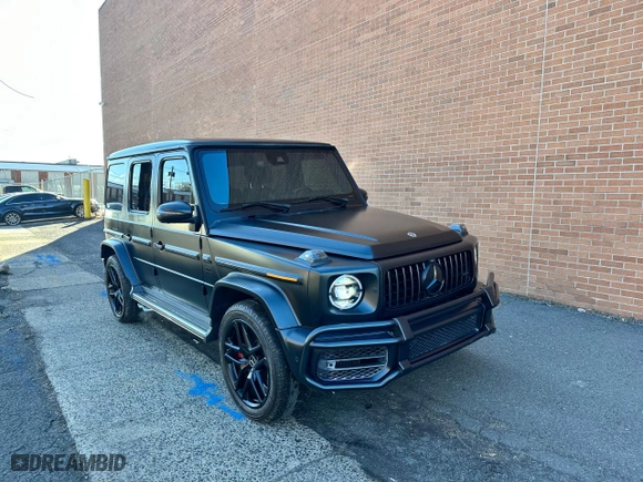 2023 Mercedes-Benz G-Class AMG G 63 with VIN W1NYC7HJ7PX464185, listed as a Copart auction lot 46551305 with NaN miles and Non Repairable. Bid and sale history available at carsss.com. Image 1.