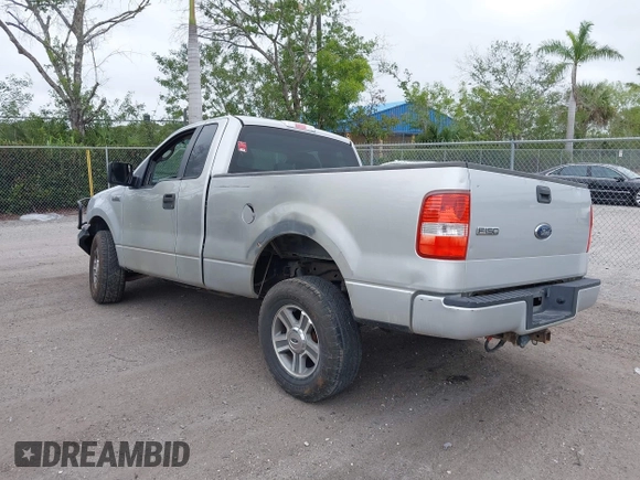 2008 Ford F-150 XL with VIN 1FTRF12W58KD87786, listed as a IAAI auction lot 42050883 with 127,688 mi miles. Bid and sale history available at carsss.com. Image 3.