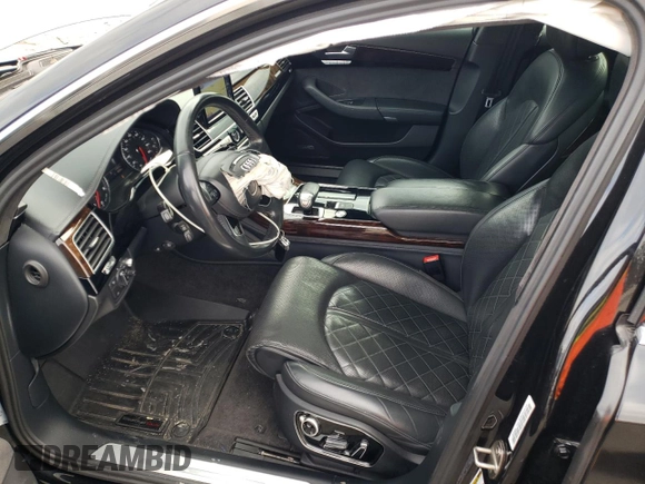 2015 Audi A8 L 4.0T with VIN WAU32AFD7FN004904, listed as a Copart auction lot 38942883 with 80,205 mi miles. Bid and sale history available at carsss.com. Image 7.