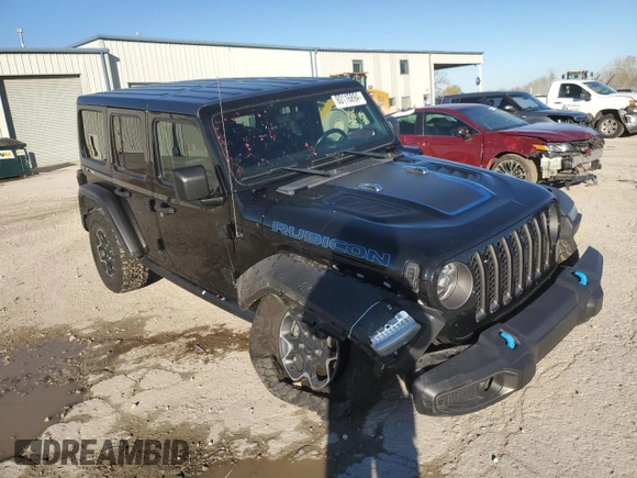 2022 Jeep Wrangler Unlimited Rubicon with VIN 1C4JJXR62NW170222, listed as a Copart auction lot 80116894 with 40,142 mi miles and Salvage title. Bid and sale history available at DreamBid. Image 4.