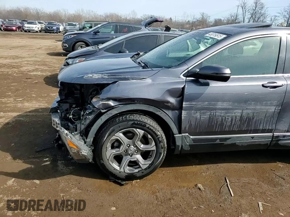 2019 Honda CR-V EX with VIN 5J6RW2H57KL035955, listed as a Copart auction lot 48019615 with 42,107 mi miles and Salvage Title. Bid and sale history available at DreamBid. Image 15.
