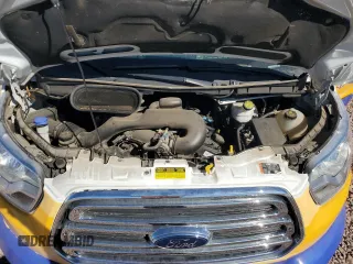 2018 Ford Transit Passenger XL with VIN 1FBZX2YM8JKB06129, listed as a Copart auction lot 76334434 with 41,550 mi miles and Salvage Title. Bid and sale history available at DreamBid. Image 12.