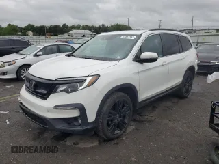 2021 Honda Pilot Special Edition with VIN 5FNYF6H25MB050958, listed as a Copart auction lot 57681555 with 190,814 mi miles and Salvage title. Bid and sale history available at DreamBid. Image 1.