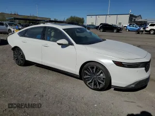 2023 Honda Accord Touring with VIN 1HGCY2F82PA044148, listed as a Copart auction lot 63864515 with 22,869 mi miles and Salvage title. Bid and sale history available at DreamBid. Image 4.