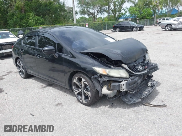 2015 Honda Civic Si with VIN 2HGFB6E52FH708459, listed as a IAAI auction lot 42438792 with 199,507 mi miles and . Bid and sale history available at DreamBid. Image 1.