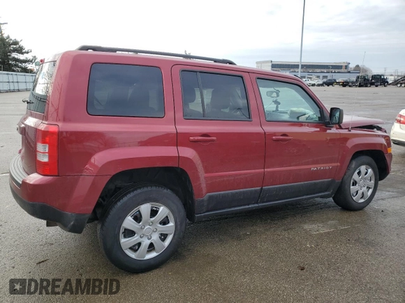 2017 Jeep Patriot 75th Anniversary with VIN 1C4NJRBB3HD138707, listed as a Copart auction lot 86514974 with 96,937 mi miles and Salvage Title. Bid and sale history available at carsss.com. Image 3.