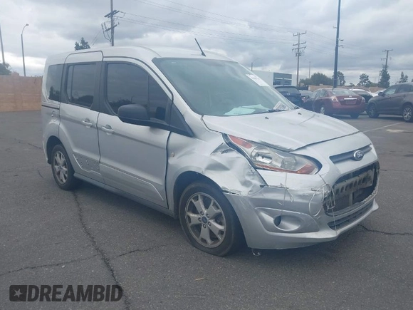 2016 Ford Transit Connect XLT with VIN NM0AE8F78G1230587, listed as a IAAI auction lot 41643706 with 98,957 mi miles and . Bid and sale history available at DreamBid. Image 1.