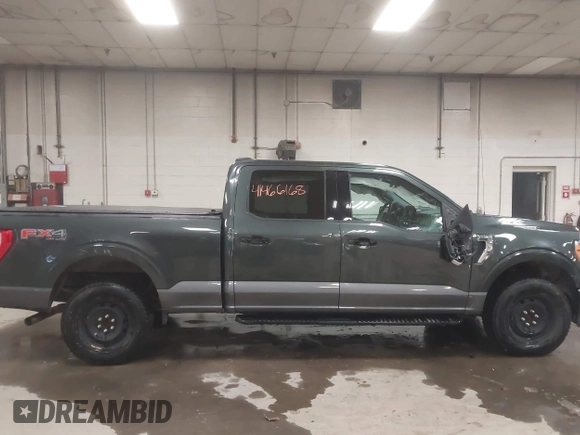 2021 Ford F-150 XL with VIN 1FTFW1E59MKD82204, listed as a IAAI auction lot 41466186 with 56,839 mi miles. Bid and sale history available at carsss.com. Image 13.