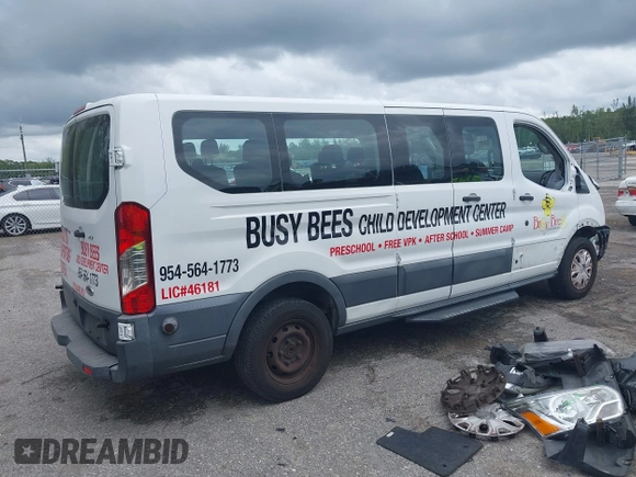 2018 Ford Transit Passenger XL with VIN 1FBZX2ZM0JKA10221, listed as a IAAI auction lot 41988879 with 54,340 mi miles and . Bid and sale history available at DreamBid. Image 4.