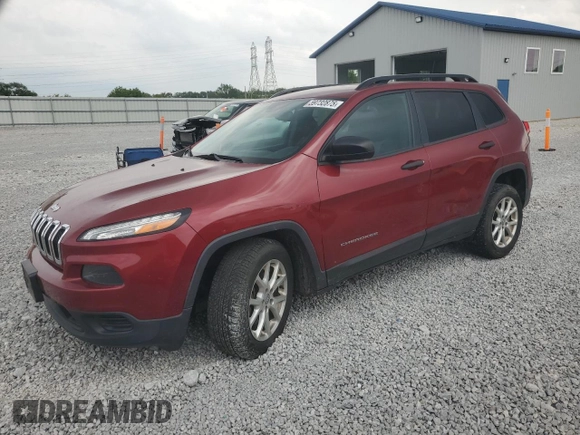 2016 Jeep Cherokee Sport с VIN 1C4PJLAB5GW190723, выставлен на аукционе Copart как лот 59732875 с пробегом 110 680 миль миль и Списание • Salvage title. История ставок и продаж доступна на DreamBid. Изображение 1.