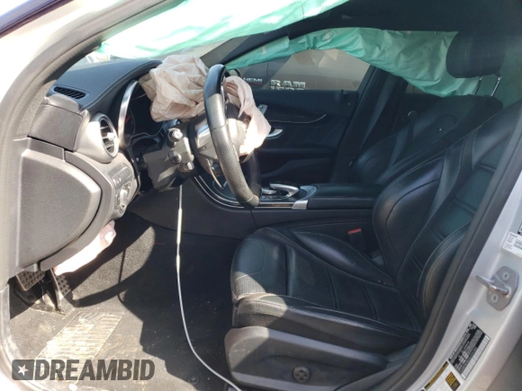 2018 Mercedes-Benz C 63 AMG with VIN 55SWF8GB0JU256980, listed as a Copart auction lot 43753793 with 61,270 mi miles and Salvage title. Bid and sale history available at DreamBid. Image 7.