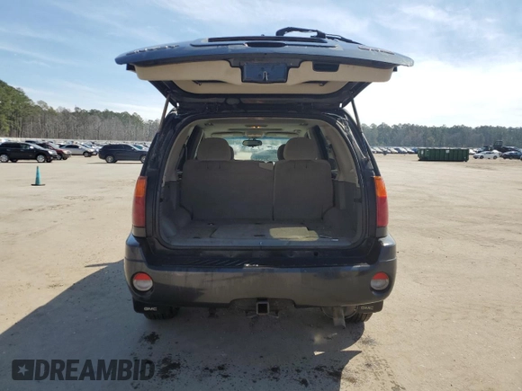 2006 GMC Envoy SLT with VIN 1GKDT13S962162674, listed as a Copart auction lot 46072515 with 193,502 mi miles and Salvage Title. Bid and sale history available at DreamBid. Image 6.