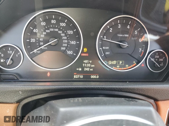 2014 BMW 4 Series 428i with VIN WBA3V7C55EP771290, listed as a Copart auction lot 71844444 with 83,710 mi miles and Salvage Title. Bid and sale history available at DreamBid. Image 9.