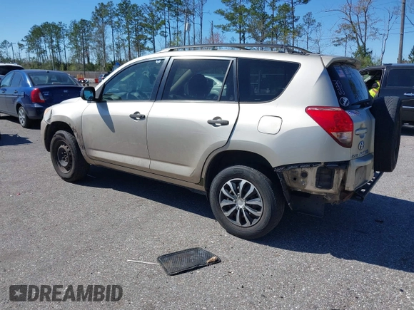 2007 Toyota RAV4 with VIN JTMZD33V475074183, listed as a IAAI auction lot 41736283 with 289,453 mi miles. Bid and sale history available at carsss.com. Image 3.