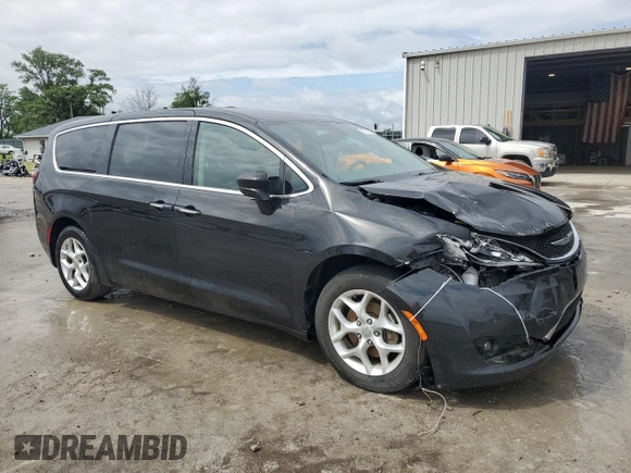 2018 Chrysler Pacifica Touring Plus with VIN 2C4RC1FG8JR116594, listed as a Copart auction lot 55222635 with 166,061 mi miles and Salvage title. Bid and sale history available at DreamBid. Image 4.