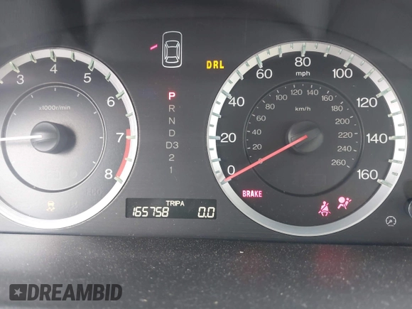 2011 Honda Accord EX-L with VIN 1HGCP3F82BA013273, listed as a IAAI auction lot 42158147 with 165,758 mi miles and . Bid and sale history available at DreamBid. Image 7.