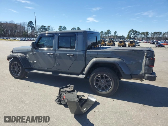 2022 Jeep Gladiator Overland z VIN 1C6HJTFG7NL164641, wystawiony jako Copart lot #47059905 z przebiegiem 23 811 mil mil oraz Szkoda całkowita • Salvage title. Historia ofert i sprzedaży dostępna na DreamBid. Obrazek 2.