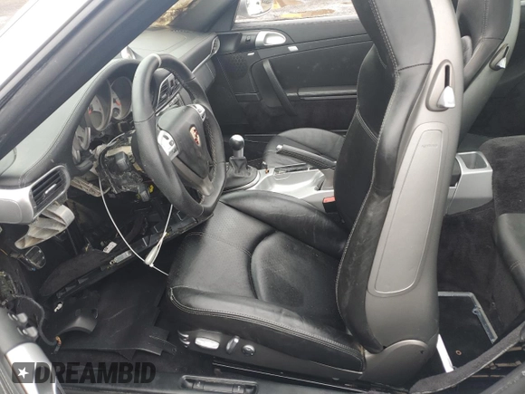 2007 Porsche 911 Turbo with VIN WP0AD29997S784019, listed as a Copart auction lot 52863775 with 0 mi miles and Salvage Title. Bid and sale history available at carsss.com. Image 7.