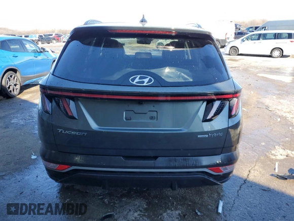 2024 Hyundai Tucson SEL Convenience with VIN KM8JCCD17RU150883, listed as a Copart auction lot 45993615 with 48,390 mi miles and Salvage Title. Bid and sale history available at carsss.com. Image 6.