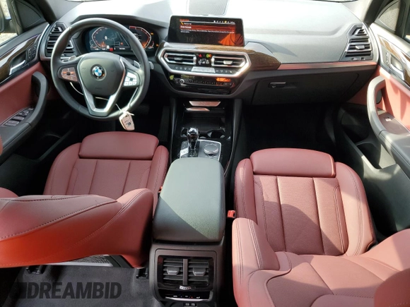 2024 BMW X3 sDrive30i z VIN WBX47DP05RN262593, wystawiony jako Copart lot #54863395 z przebiegiem 17 048 mil mil oraz Szkoda całkowita • Salvage title. Historia ofert i sprzedaży dostępna na DreamBid. Obrazek 8.