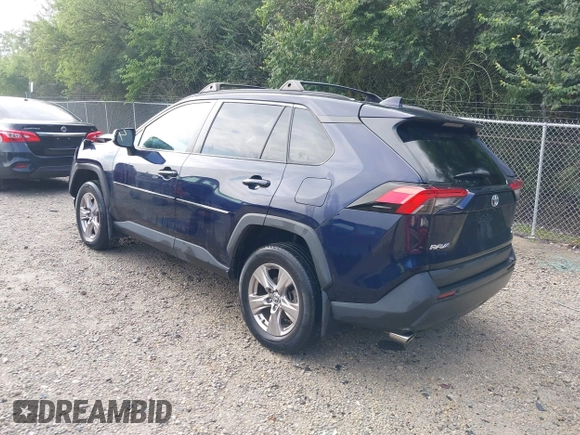 2022 Toyota RAV4 XLE with VIN 2T3P1RFV5NW259010, listed as a IAAI auction lot 42707037 with 60,955 mi miles and . Bid and sale history available at DreamBid. Image 3.