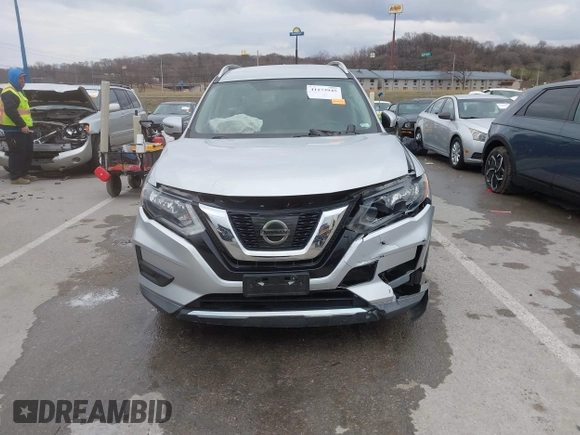 2017 Nissan Rogue SV with VIN KNMAT2MV1HP585073, listed as a IAAI auction lot 41173945 with 112,854 mi miles. Bid and sale history available at carsss.com. Image 12.