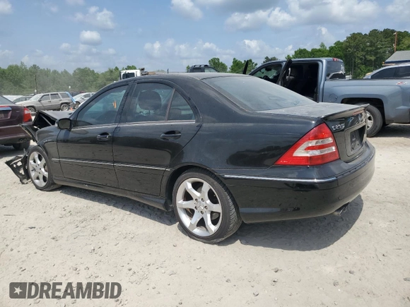 2007 Mercedes-Benz C 230 Sport with VIN WDBRF52H17E027385, listed as a Copart auction lot 54379815 with Not Provided miles and Salvage Title. Bid and sale history available at DreamBid. Image 2.