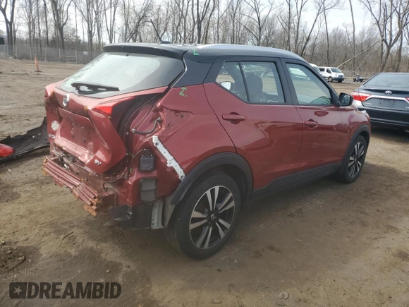 2020 Nissan Kicks SV with VIN 3N1CP5CV4LL538997, listed as a Copart auction lot 51787405 with 65,121 mi miles and Salvage Title. Bid and sale history available at carsss.com. Image 3.