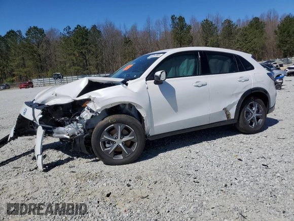 2025 Honda HR-V EX-L with VIN 3CZRZ1H73SM736834, listed as a Copart auction lot 49257865 with 3,477 mi miles and Salvage Title. Bid and sale history available at carsss.com. Image 1.