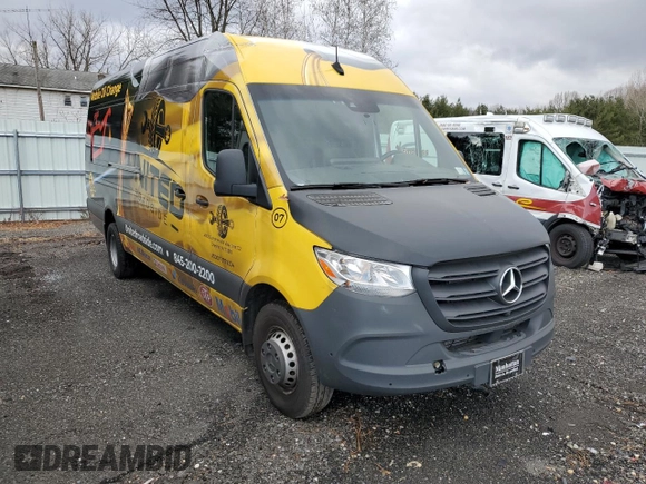 2023 Mercedes-Benz Sprinter with VIN W1Y5KDHY6PT122187, listed as a Copart auction lot 81495314 with 66,114 mi miles and Salvage Title. Bid and sale history available at DreamBid. Image 4.