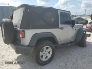 2015 Jeep Wrangler Sport with VIN 1C4AJWAG1FL745444, listed as a Copart auction lot 54062935 with 175,998 mi miles and Salvage Title. Bid and sale history available at carsss.com. Image 3.