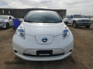 2015 Nissan LEAF S z VIN 1N4AZ0CP4FC302536, wystawiony jako Copart lot #56734025 z przebiegiem 55 940 mil mil oraz Szkoda całkowita • Salvage title. Historia ofert i sprzedaży dostępna na DreamBid. Obrazek 5.