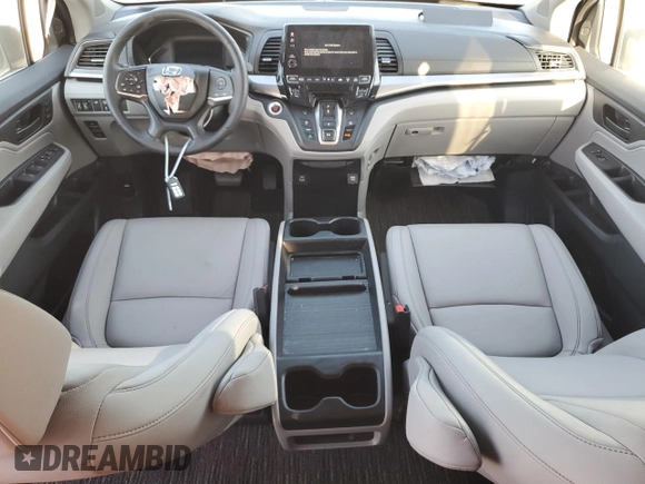 2024 Honda Odyssey EX-L with VIN 5FNRL6H63RB042753, listed as a Copart auction lot 65665724 with Not Provided miles and Salvage Title. Bid and sale history available at DreamBid. Image 8.
