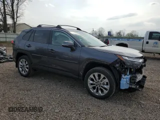 2025 Toyota RAV4 XLE Premium with VIN 2T3A1RFV6SC506604, listed as a Copart auction lot 54878595 with 278 mi miles and Salvage title. Bid and sale history available at DreamBid. Image 4.