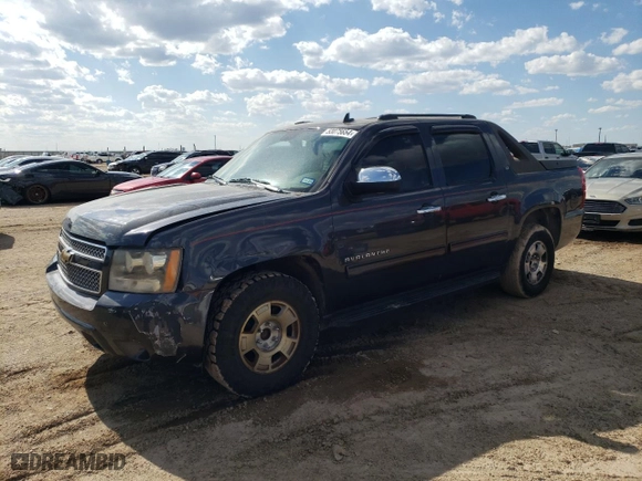 2011 Chevrolet Avalanche LT with VIN 3GNMCFE05BG196821, listed as a Copart auction lot 53075654 with 195,296 mi miles and Salvage Title. Bid and sale history available at carsss.com. Image 1.
