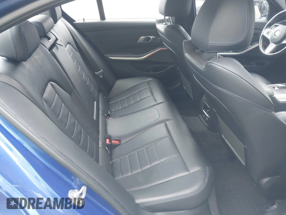 2019 BMW 3 Series 330i xDrive with VIN WBA5R7C55KAE82585, listed as a IAAI auction lot 42178005 with 50,719 mi miles and . Bid and sale history available at DreamBid. Image 8.